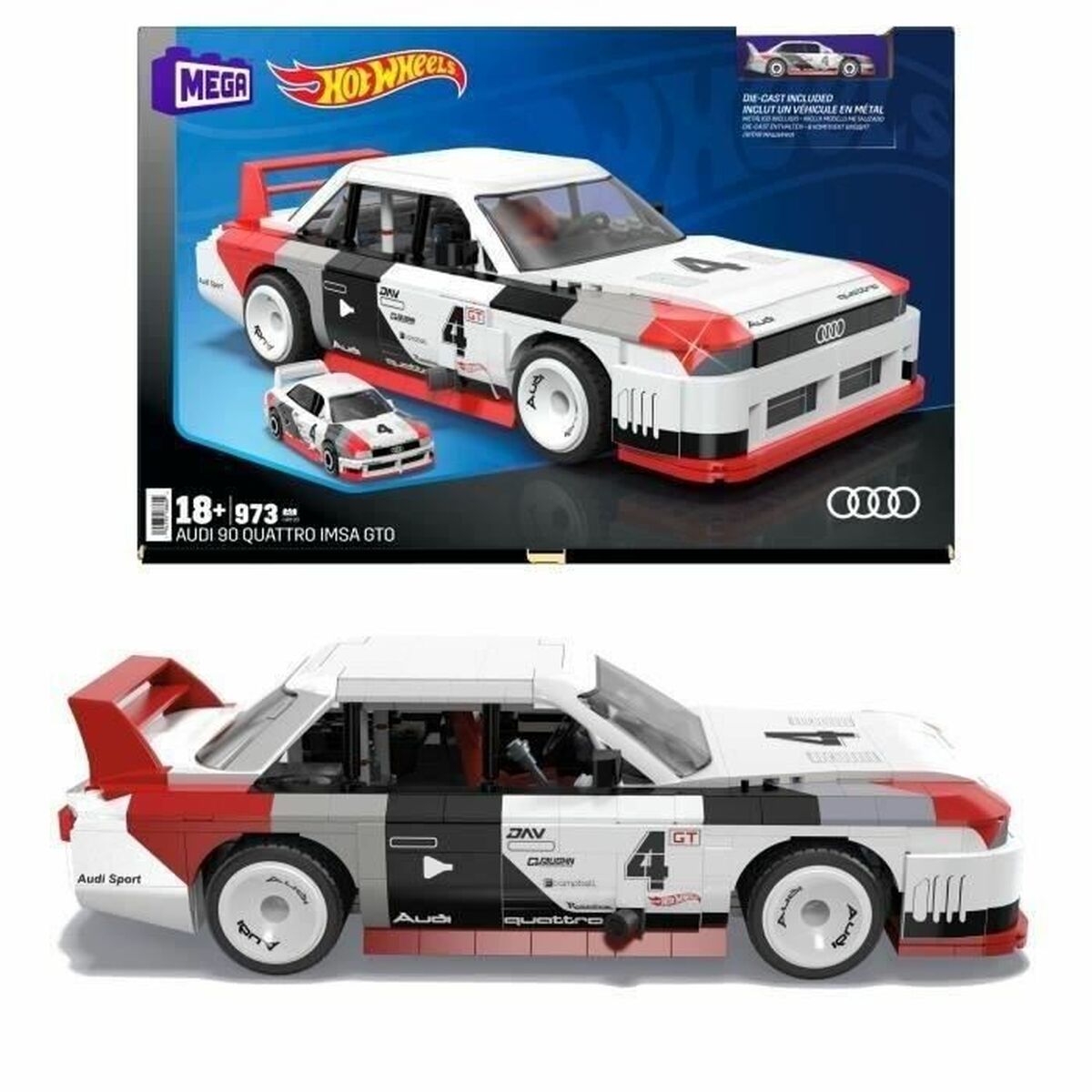 Statybos rinkinys Megablocks HOT WHEELS COLLECTOR AUDI