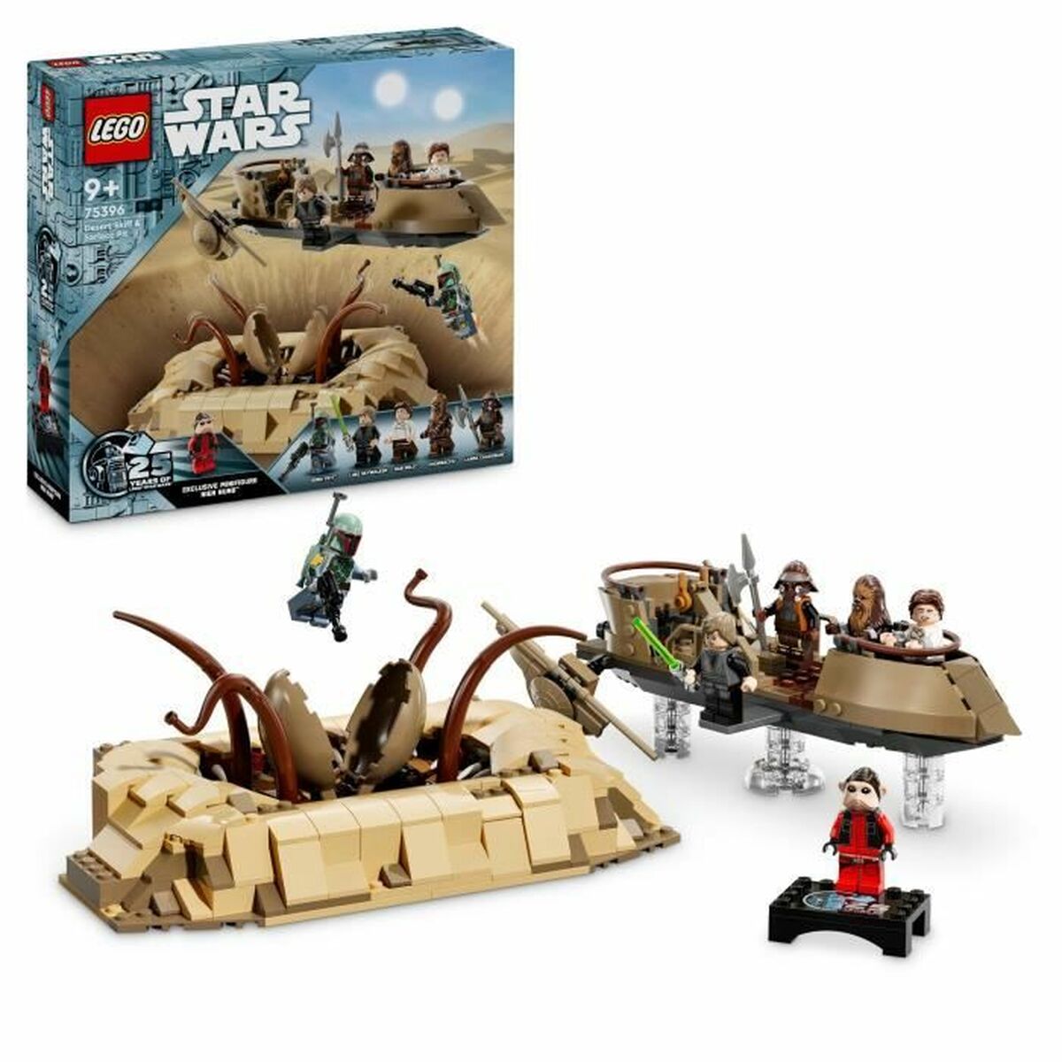 Statybos rinkinys Lego 75396 Desert Skiff & Sarlacc Pit Spalvotas 558 Dalys