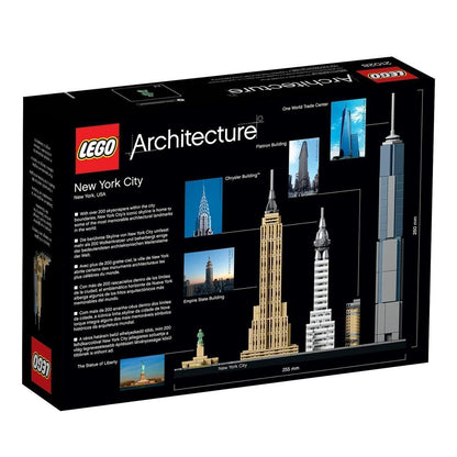 Statybos rinkinys Lego Architecture 21028 New York Spalvotas 600 Dalys