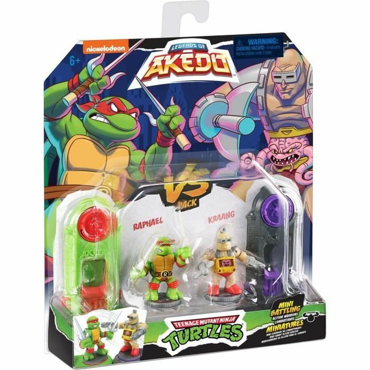 Figūrėlės Teenage Mutant Ninja Turtles Legends of Akedo:  Raphael vs Kraang