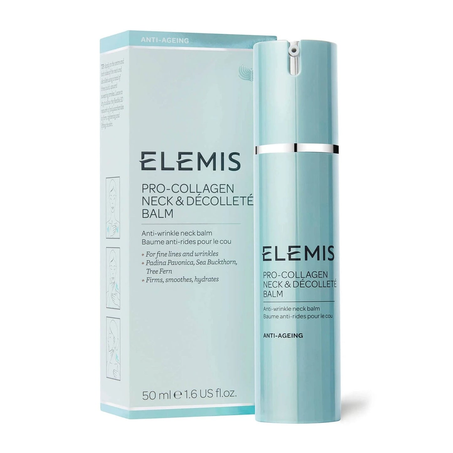 Elemis Pro-Collagen balzamas kaklui ir dekoltė 50ml