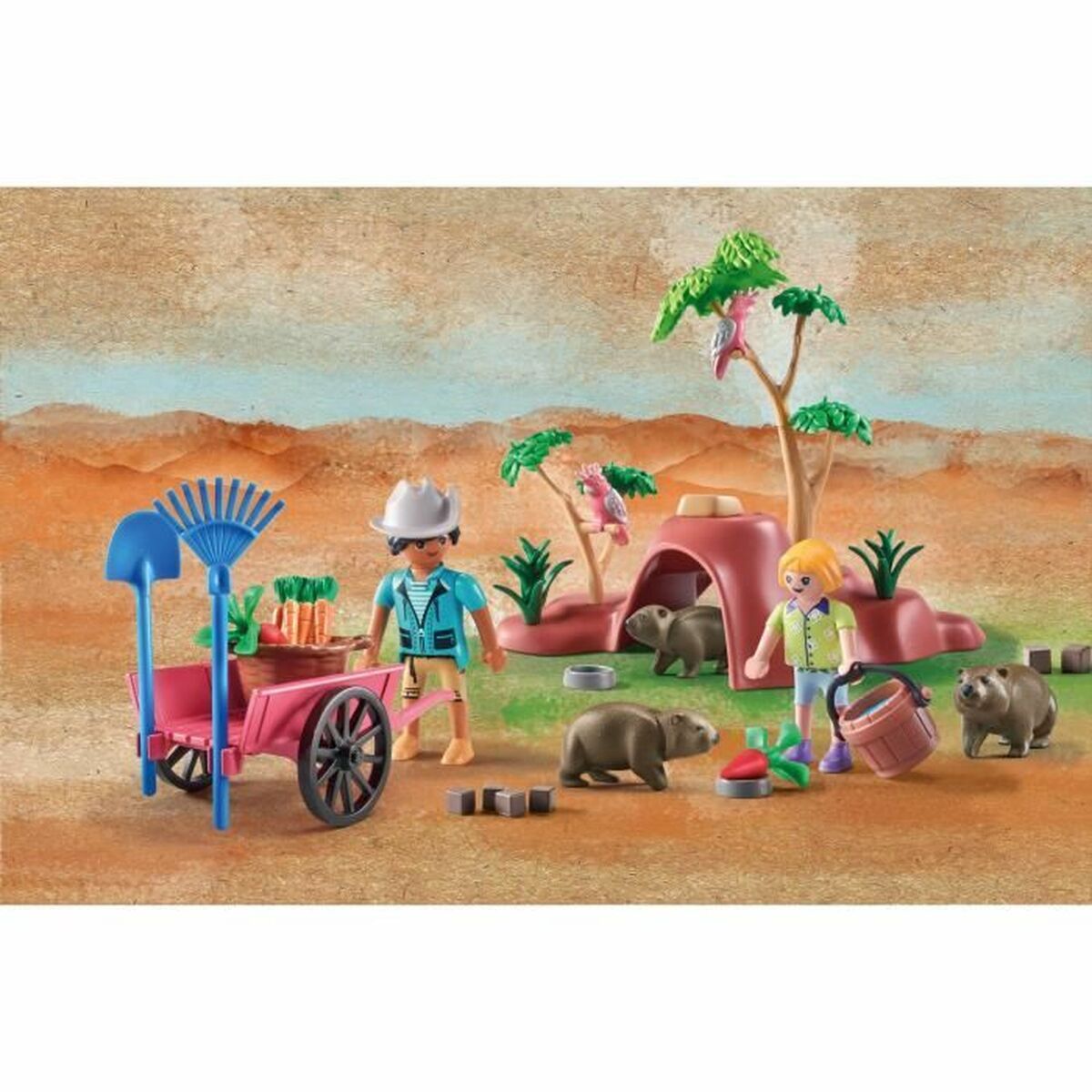 Playset Playmobil Wombat burrows