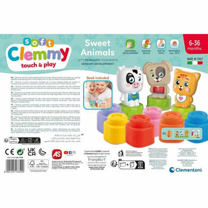 Statybos rinkinys Baby Born Cubes & animals Soft Clemmy (FR) Knyga 9 Dalys