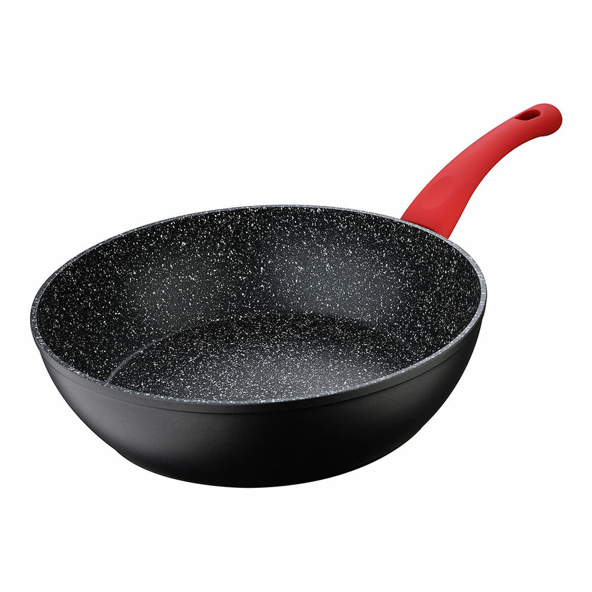 Wok keptuvė San Ignacio Toledo SG-6252 Ø 28 cm Juoda Aliuminis