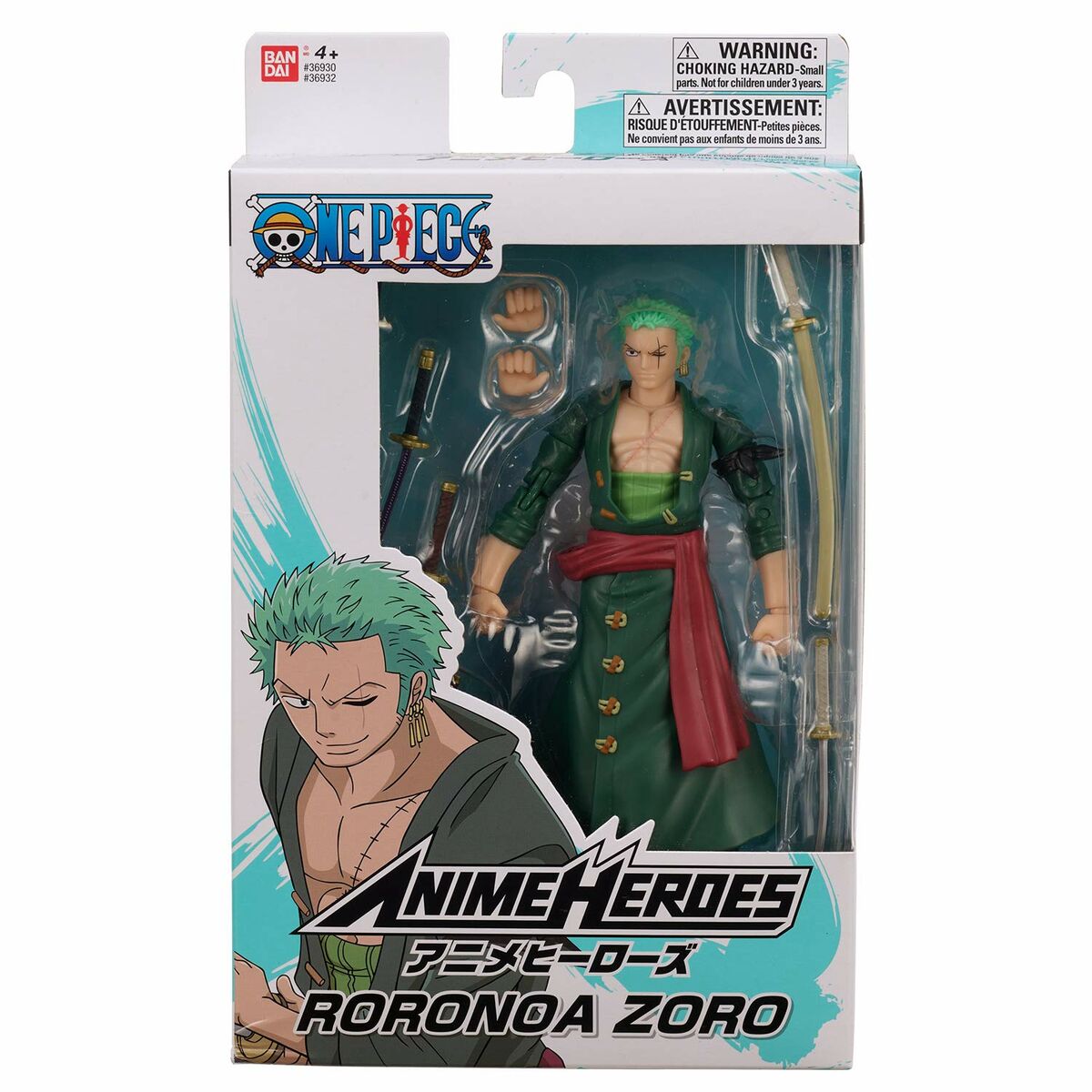 Sujungiama dalis One Piece Anime Heroes - Roronoa Zoro 17 cm