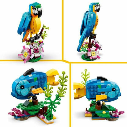 Statybos rinkinys Lego Creator 31136 Exotic parrot with frog and fish 3 viename 253 Dalys