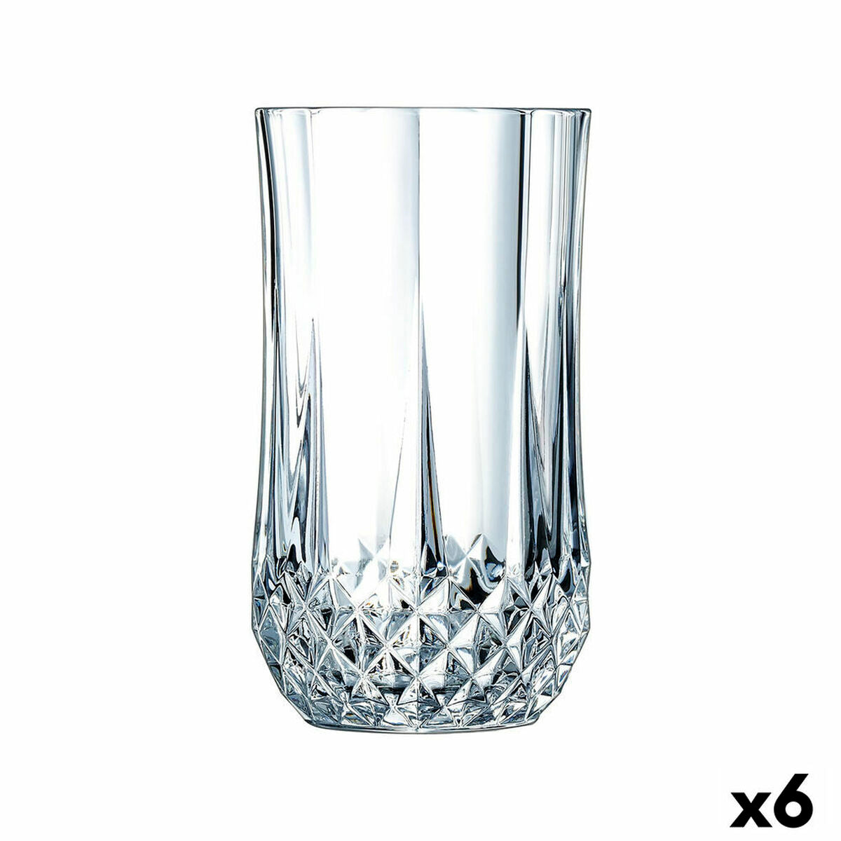 Kristalinis stiklas Cristal d’Arques Paris Longchamp Skaidrus stiklas (36 cl) (Pack 6x)