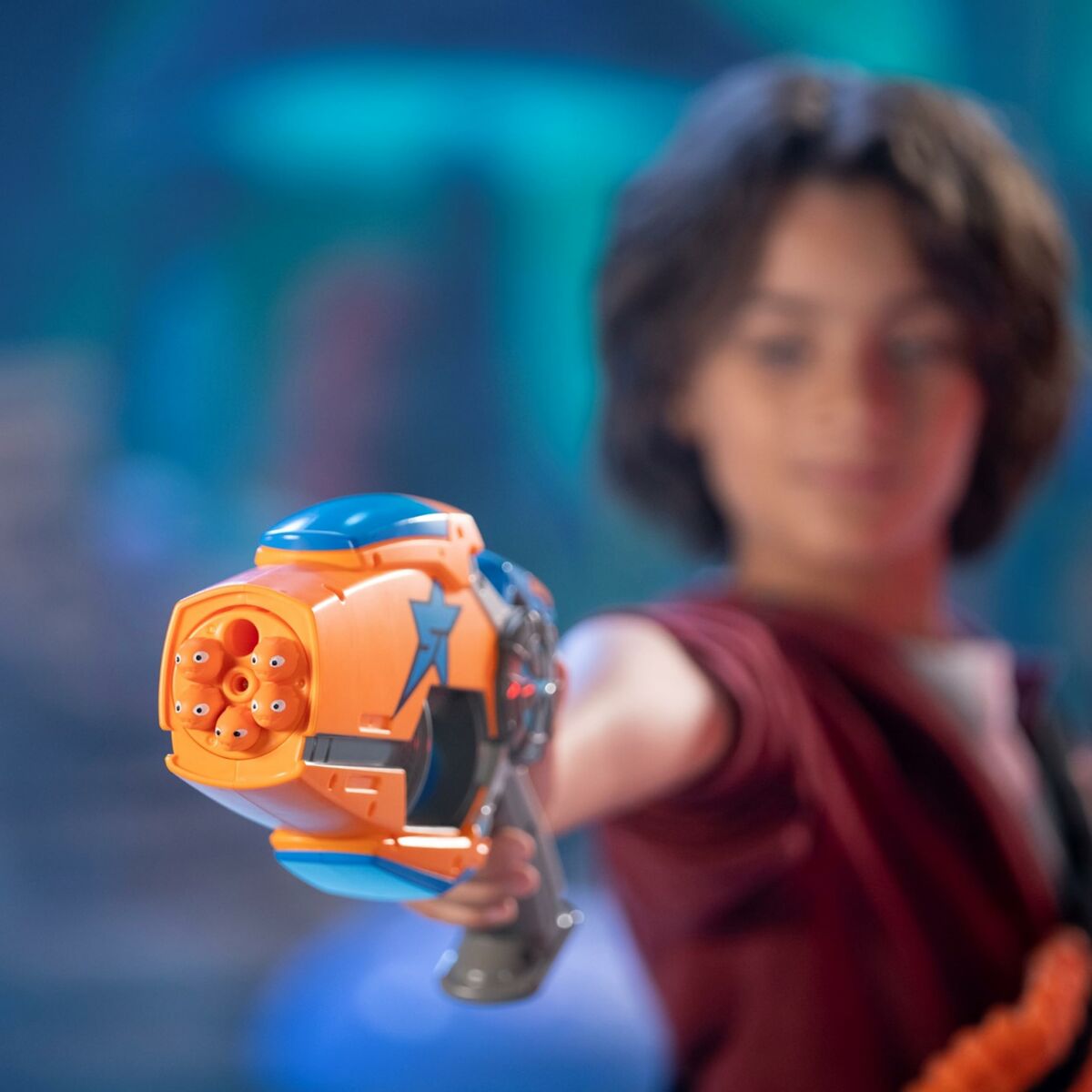 Minkštų strėlyčių šautuvas Bizak Slugterra Eli'S Megamorph Blaster Oranžinė