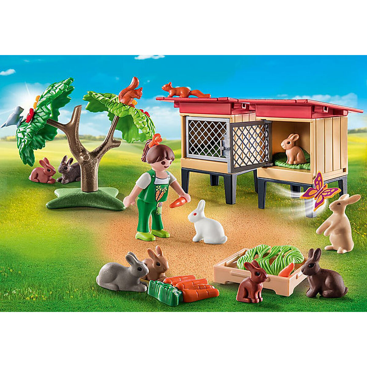 Playset Playmobil 71252 Country Rabbit Hutch 41 Dalys