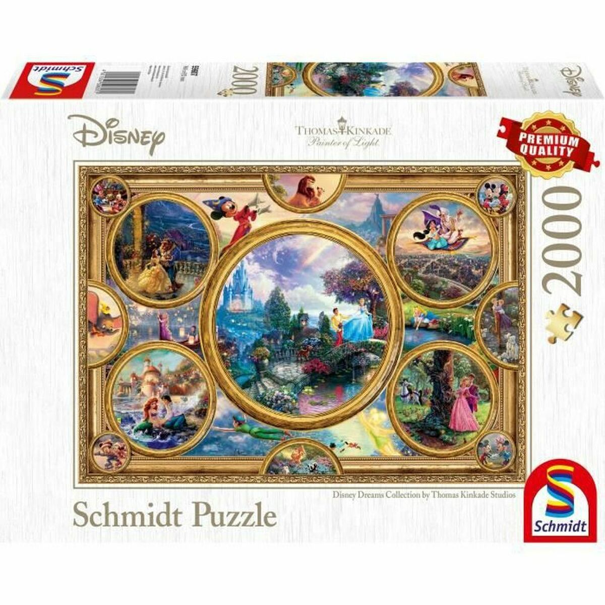 Dėlionė Schmidt Spiele Disney Dreams Collection 2000 Dalys