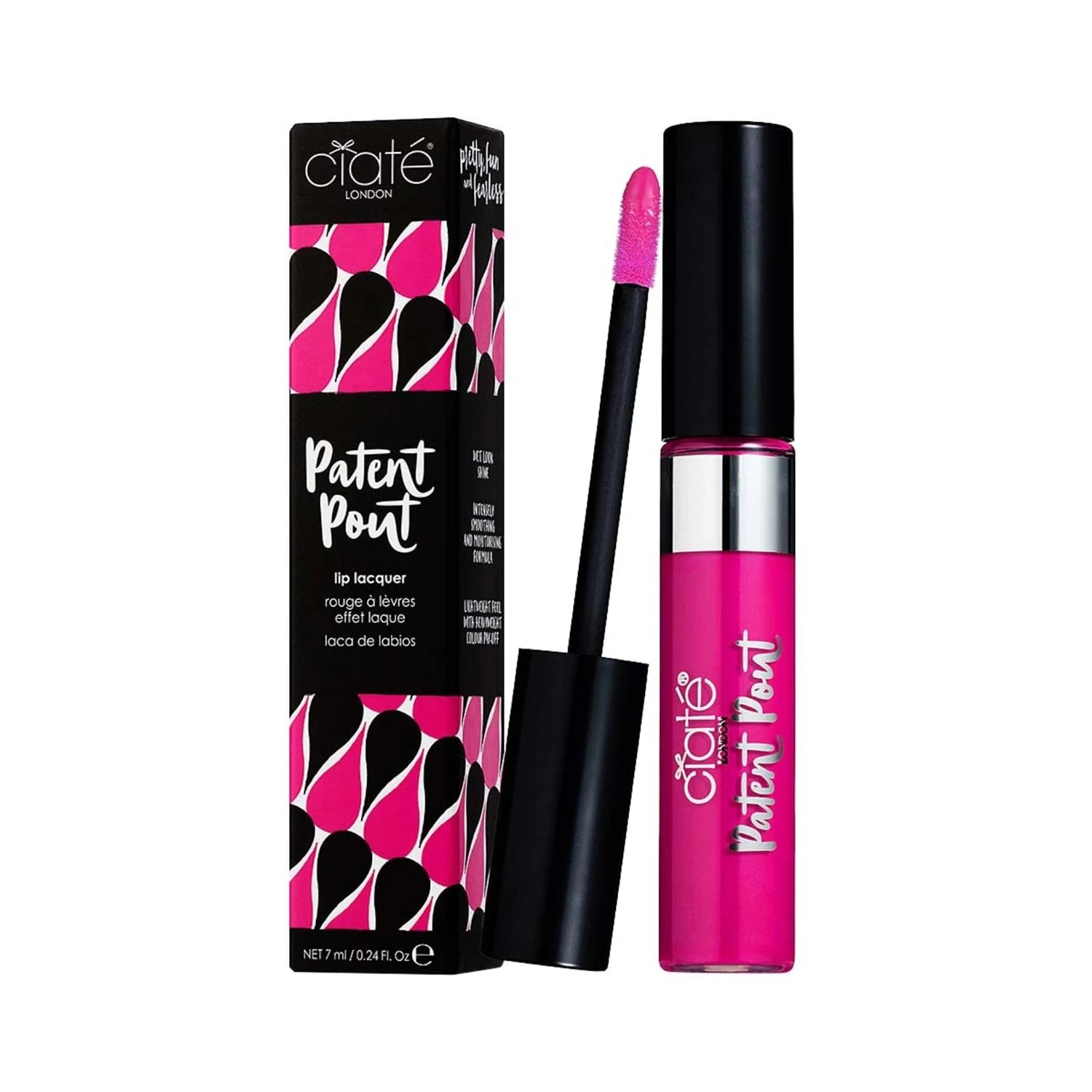 Ciate London Patent Pout lūpų lakas Drama Queen 7ml