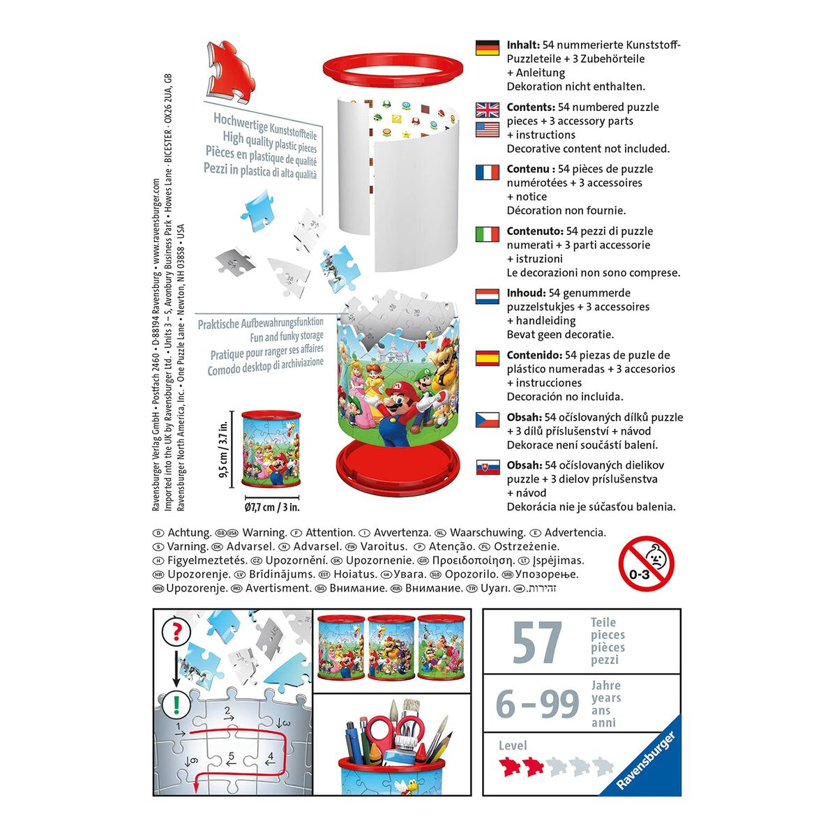 Dėlionė Ravensburger Iceland: Kirkjuffellsfoss  3D (54 Dalys)