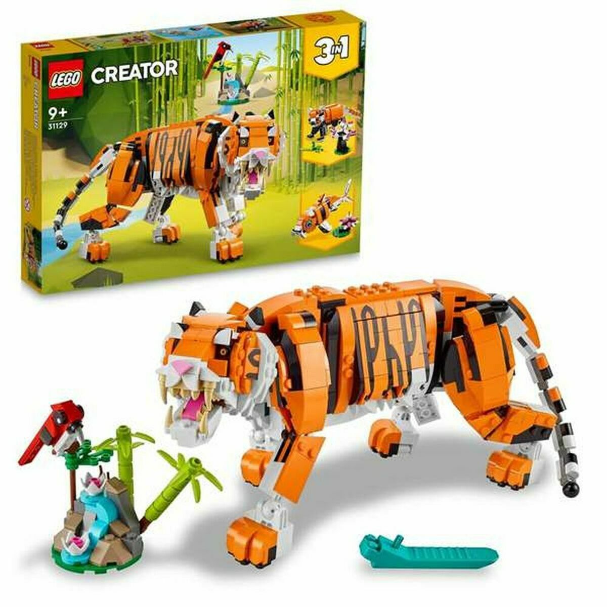 Statybos rinkinys Lego 31129 Majestic Tiger 31129 Spalvotas (1 vnt.) (755 pcs)