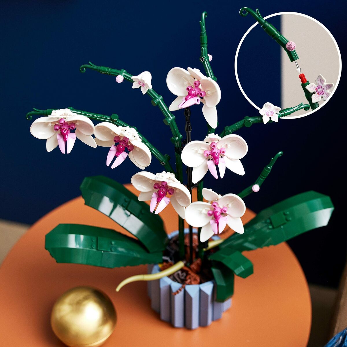 Playset Lego The Orchid Plants with Indoor Artificial Flowers