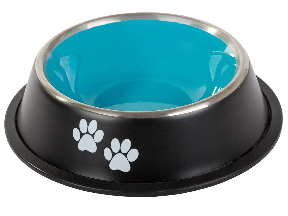 Metal anti-slip dog bowl 400ml