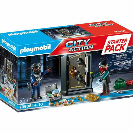 Playset Playmobil City Action Starter Pack Safe 70908