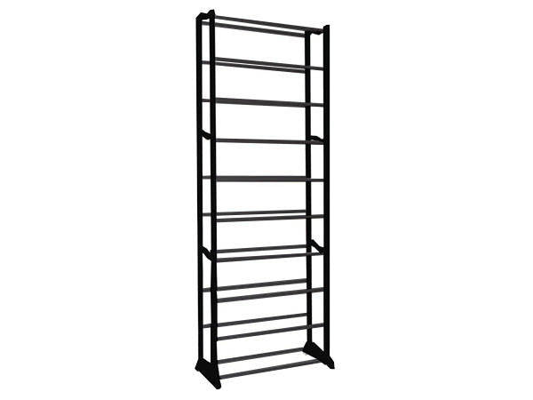 Metalinis batų stovas 30 porų spintelių batų stovas