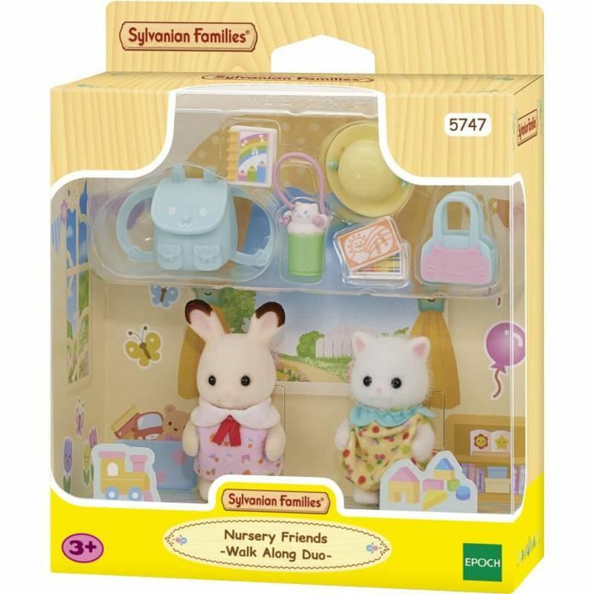 Playset Sylvanian Families The Baby Duo on a Walk