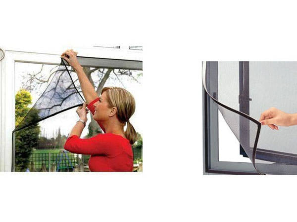 Tinklelis nuo uodų durims su magnetu 210x100 akučių