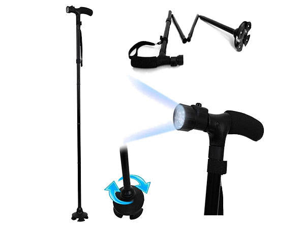 Sulankstoma lazda su žibintuvėliu 6 vadovaujama parama