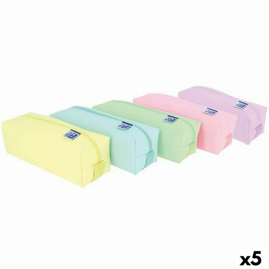 Mokyklinis dėklas Oxford LIVE & GO Spalvotas 22 x 8 x 7 cm (5 vnt.)