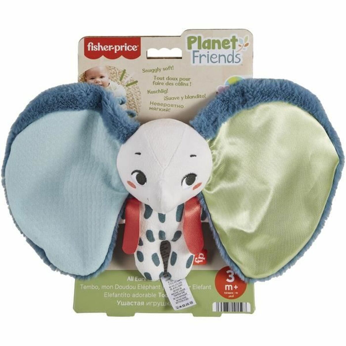 Kūdikių lėlė Fisher Price TEMBO MON DOUDOU ELEPHANT