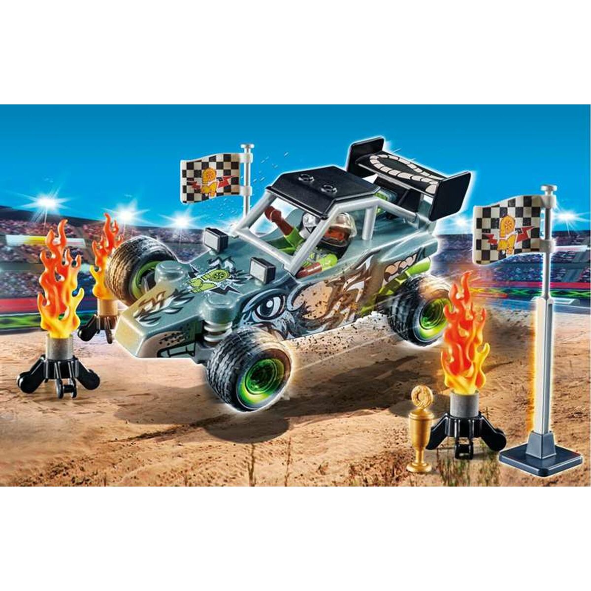 Playset Playmobil Stuntshow Racer 45 Dalys