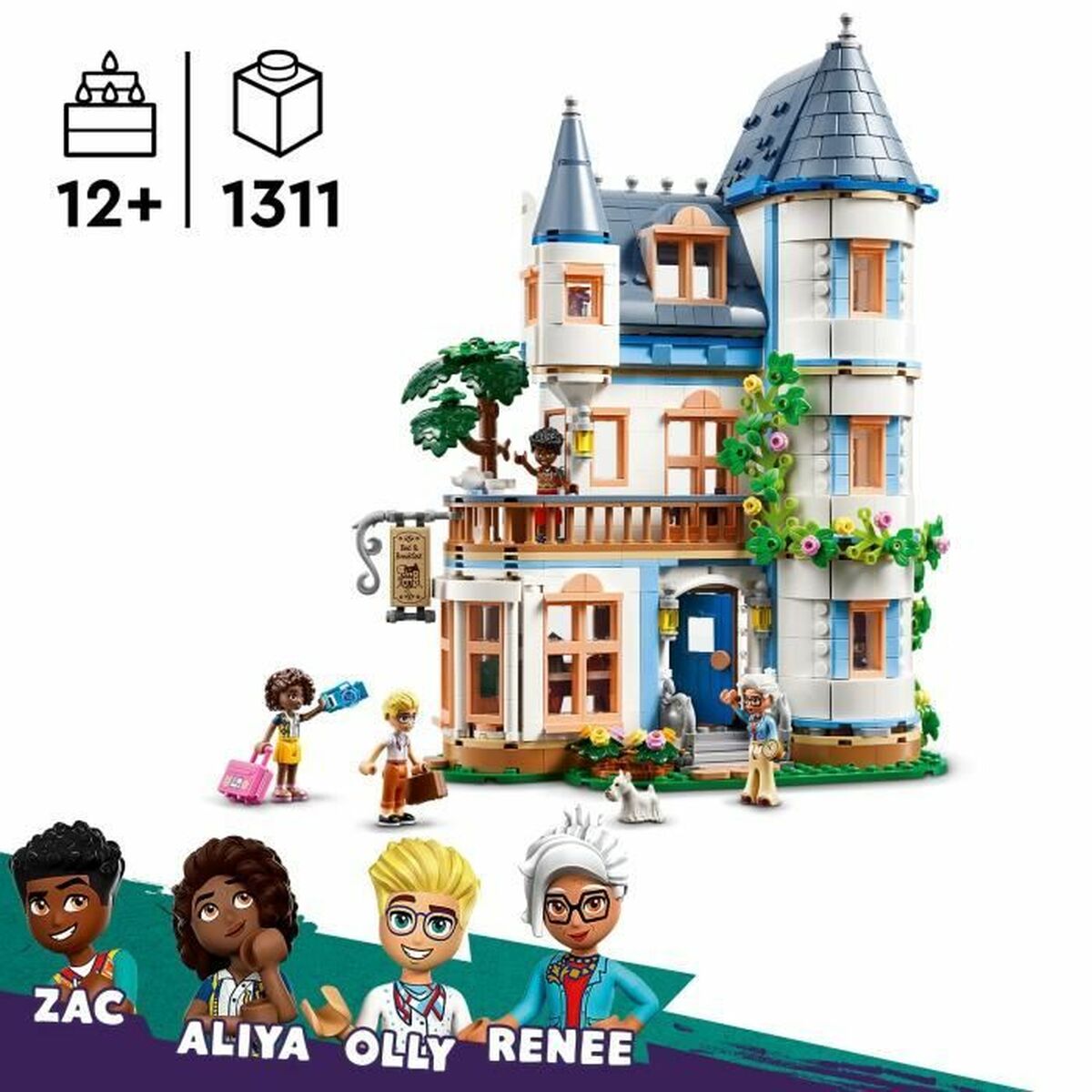 Statybos rinkinys Lego 42638 Castle Guest Room Spalvotas