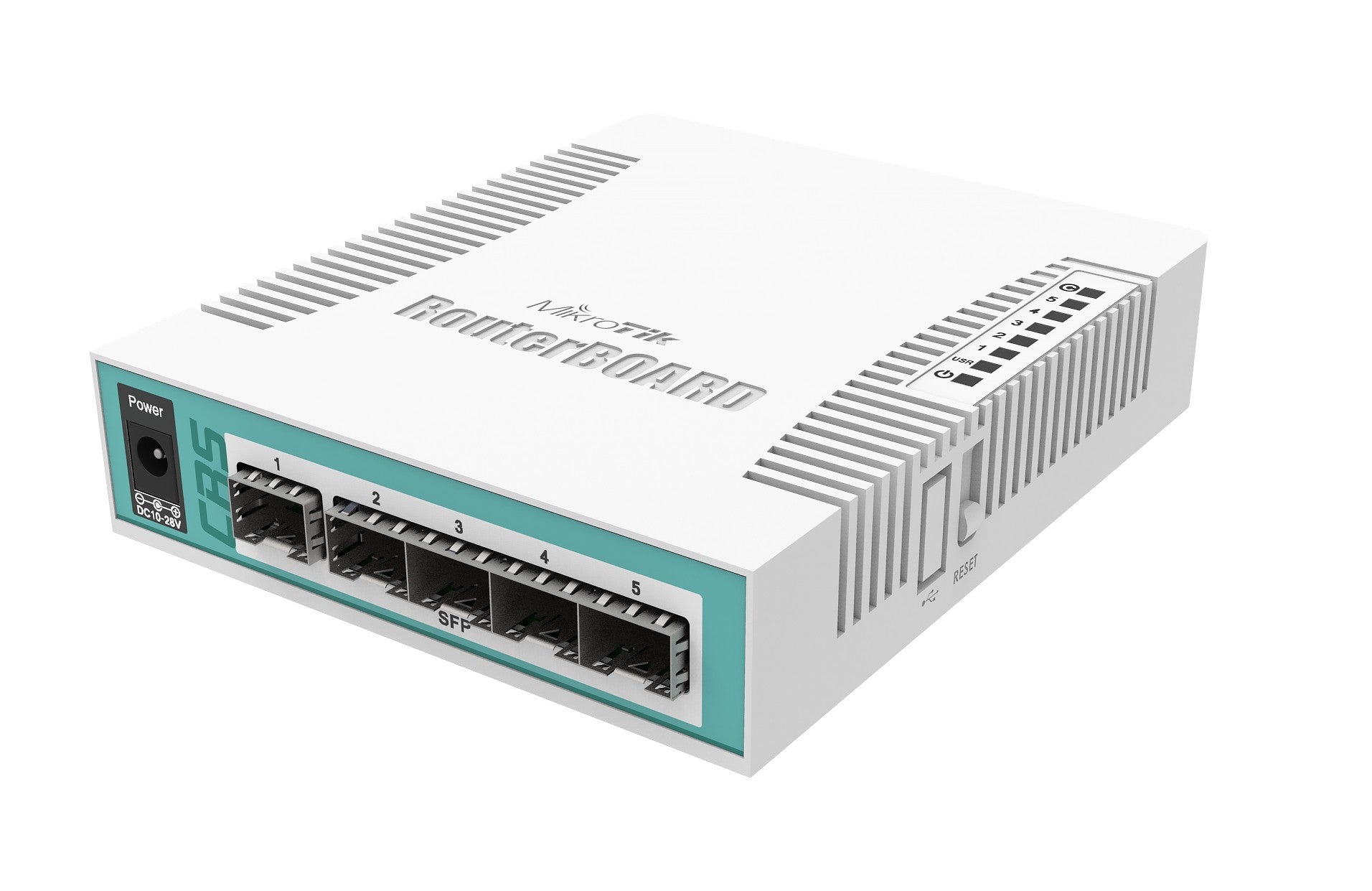 6 prievadų komutatorius Mikrotik CRS106-1-5S