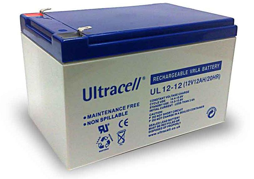 Akumuliatorius Ultracell UL12-12 (12 Ah, 12V)