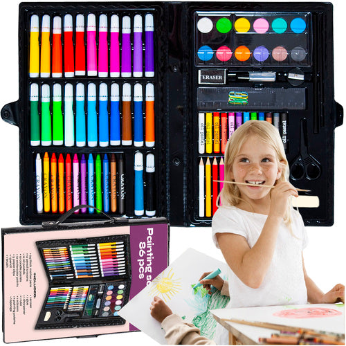Tapybos rinkinys lagamine 86 vnt
