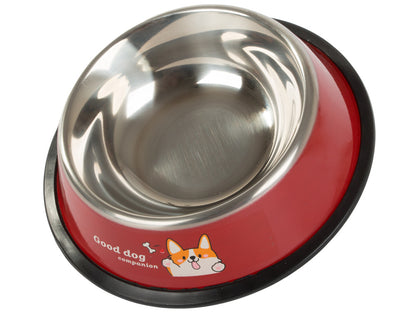 Metal anti-slip dog bowl 150ml