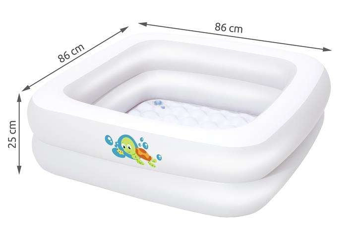 Pripučiamas baseinas 86x86x25cm BESTWAY 51116