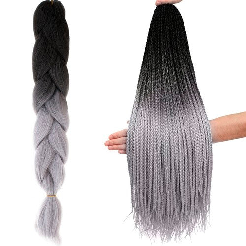Sintetinės plaukų ombre pynės sz/sz W10345