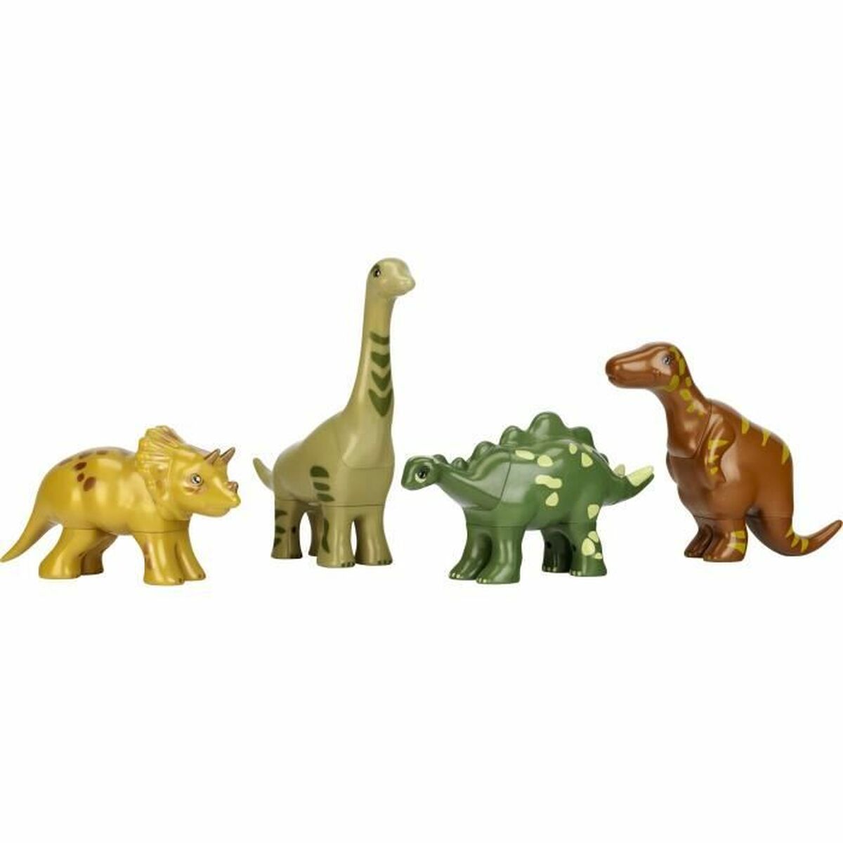 Statybos rinkinys Klein Magnet Dino Puzzle Spalvotas