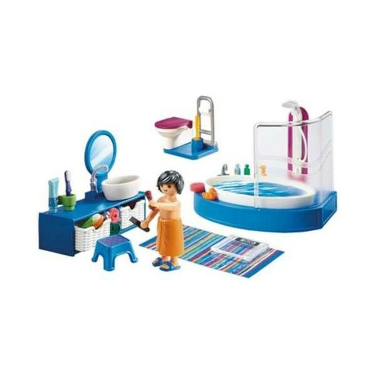 Playset Dollhouse Bathroom Playmobil 70211 Vonios (51 pcs)