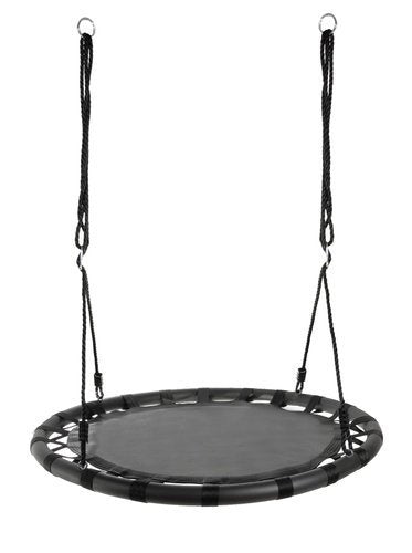 Sūpynės gandralizdžiui, 100 cm, juodos