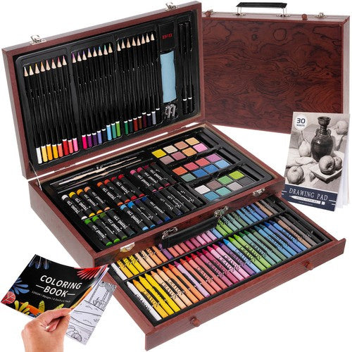 Tapybos rinkinys lagamine 143 vnt