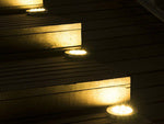 Solar disk garden lights twilight sensor 4vnt