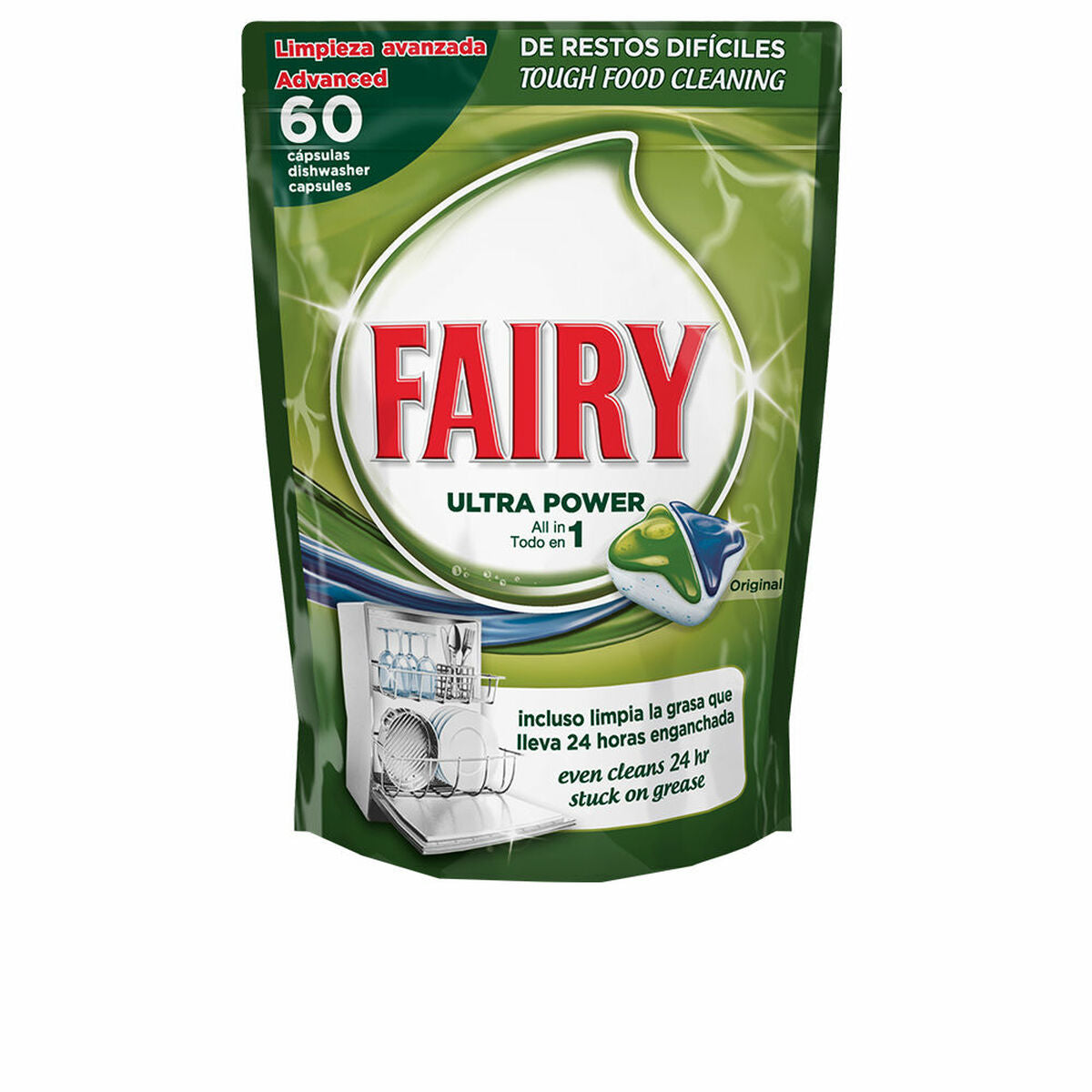 Indaplovės tabletės Fairy Fairy Todo En Original (60 vnt.)