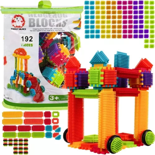 Statybiniai blokeliai - ežiukai 192 vnt. Kruzelis 20376
