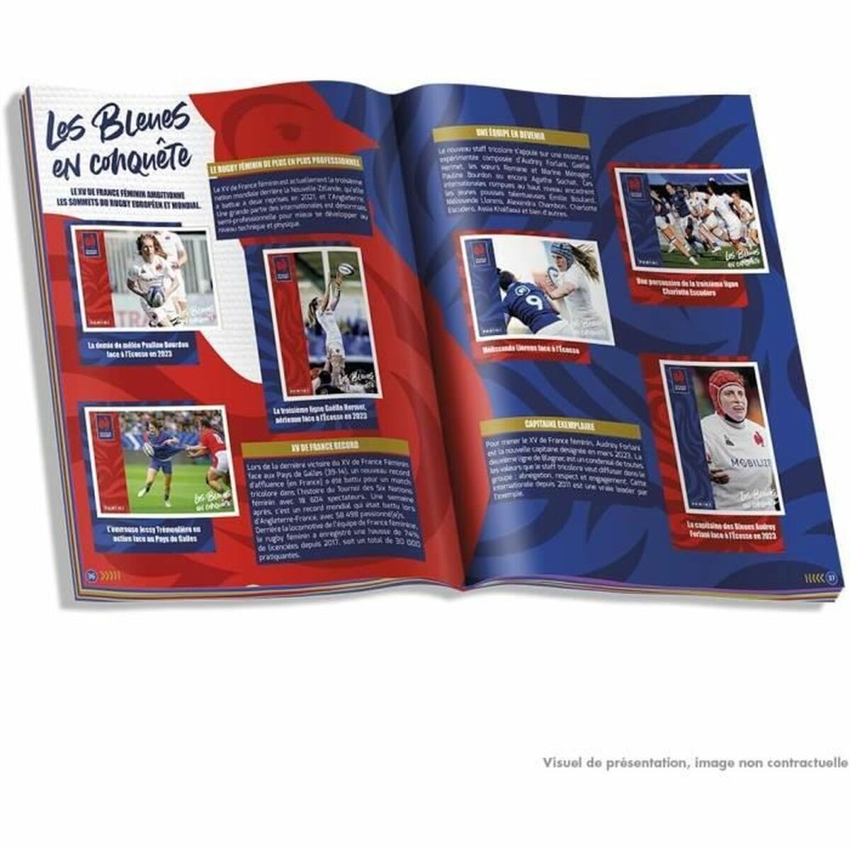 Lipdukų rinkinys Panini France Rugby