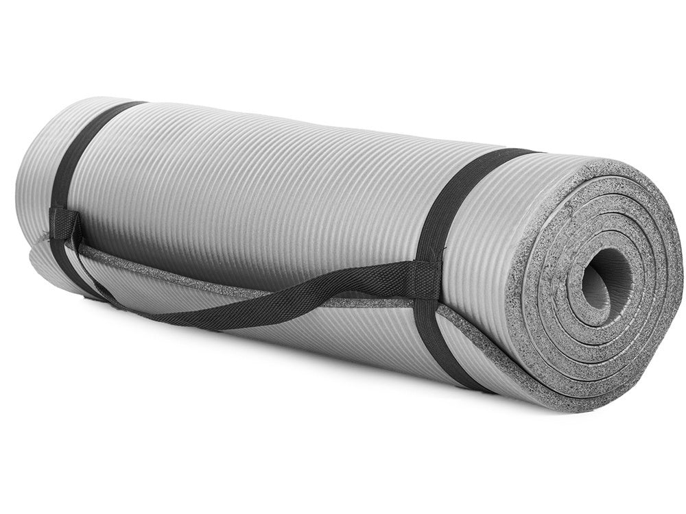 Fitness joga areobic 180x60 treniruočių kilimėlis, Pilka, Szín, Szürke