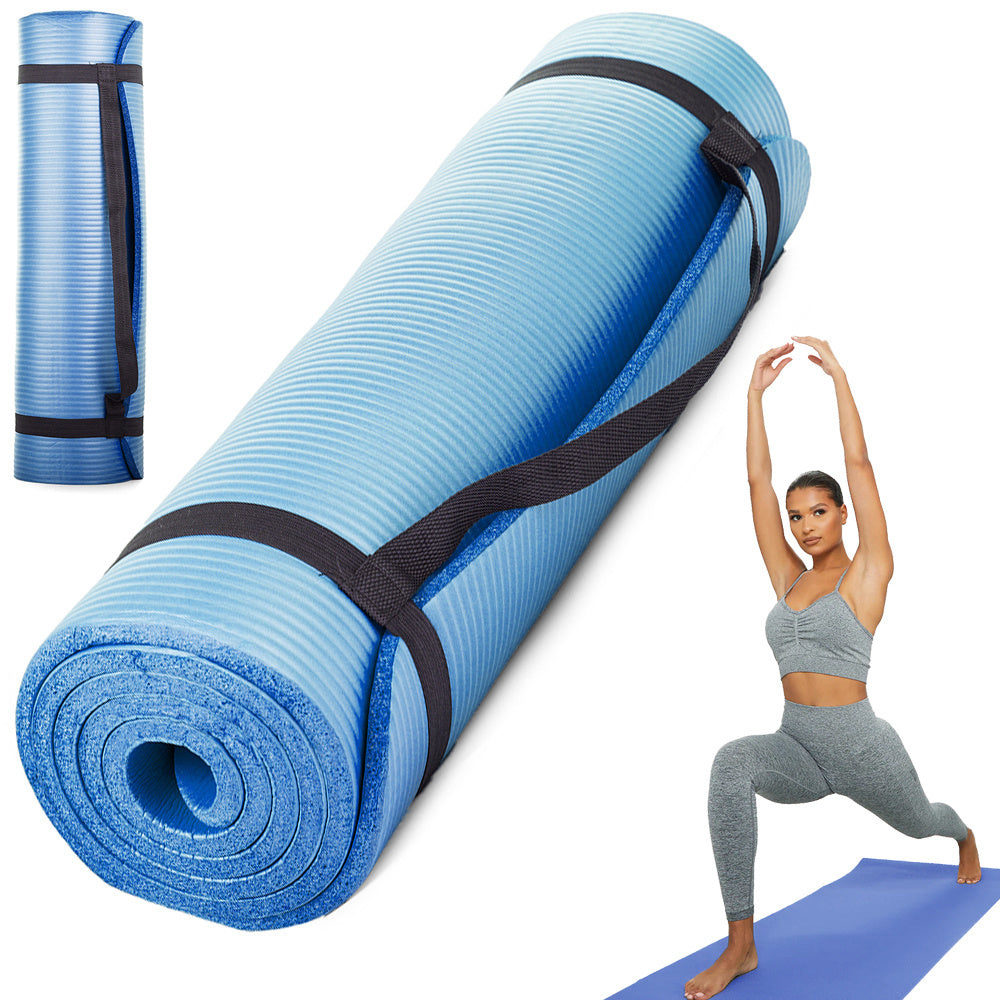 Fitness joga areobic 180x60 treniruočių kilimėlis, Mėlyna, Szín, Kék