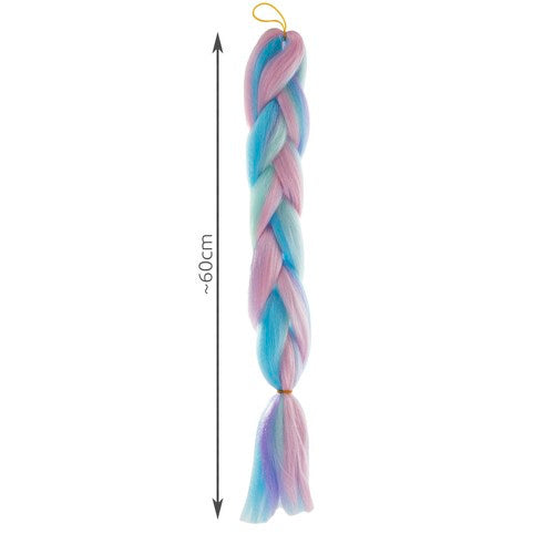Sintetinių plaukų ombre mėlyna/violetinė Soulima 21366