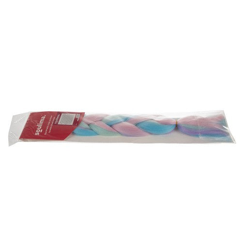 Sintetinių plaukų ombre mėlyna/violetinė Soulima 21366