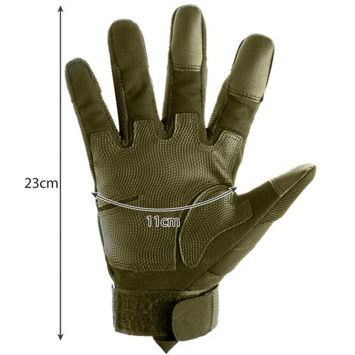 Taktinės pirštinės L-khaki Trizand 21771