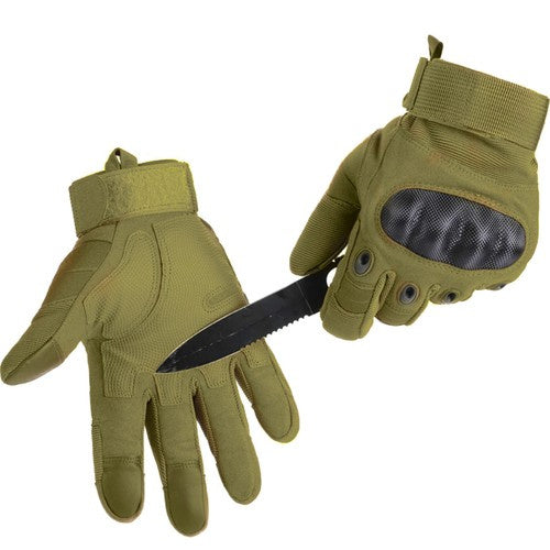 Taktinės pirštinės L-khaki Trizand 21771