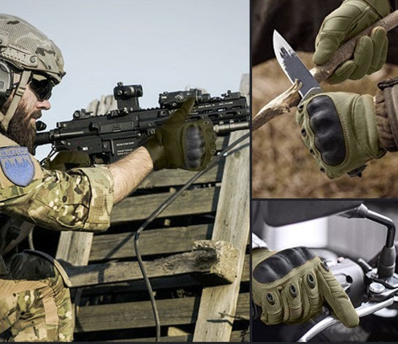 Taktinės pirštinės L-khaki Trizand 21771
