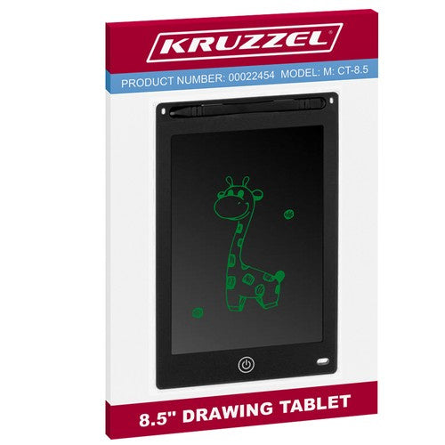 Piešimo planšetė 8,5" juoda KRUZZEL 22454